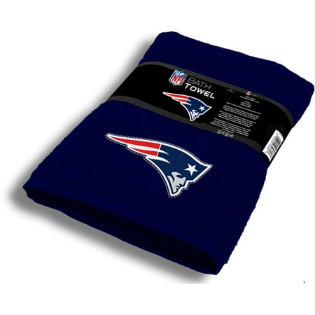 NFL New England Patriots 30" x 54" Aplique Bath Towel