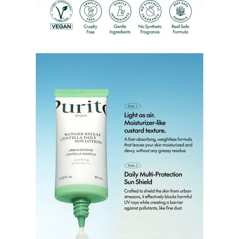 Purito Seoul Wonder Releaf Centella Daily Sun Lotion SPF 50+ PA