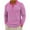 Purple Pink012, variant on QHRMKOG Mens Long Sleeve Polo Shirts Comfort Striped Cotton Polo Shirt Relaxed Fit Collared Golf Tshirts Fashion Tops Blue L