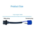 thumbnail image 3 of sweethay Cable de luz LED para coche, 2 uds., componentes profesionales modificados para automóviles, adaptador de líneas de Bombillas para automóviles, 3 of 6