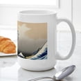 thumbnail image 6 of CafePress - Great Wave Large Mug - 15 oz Ceramic Large White Novelty Mug, 6 of 6