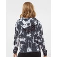 thumbnail image 2 of MV Sport Women's Sueded Fleece Tie-Dyed Crop Hooded Sweatshirt, 2 of 5