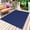 Navy Blue, variant on Navy Blue Pure Color Outdoor Rug 4x6 Ft - Reversible Patio Rug Outdoor Camping Rugs, Aesthetics Contemporary Luxury Washable Indoor Outdoor Area Rugs, Non-Slip Outdoor Carpet Runner for Deck/Porch