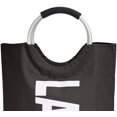 thumbnail image 3 of Bolsa de lavandería de tela Oxford, bolsa de almacenamiento de ropa sucia, bolsa de almacenamiento plegable de gran tamaño, color negro, 3 of 4
