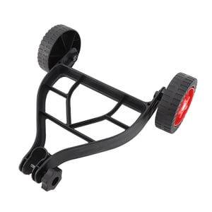 Labor Saving Auxiliary Wheel, Stable Support Design, Adjustable Height and Angle, Compatible with Grass Trimmer, for Easier Weeding Work