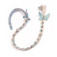thumbnail image 1 of Peluca de dibujos animados Bling Bling Gold Hairpiece Hand Knitting Cosplay Easy to Wear Lustrous Periwig Delicado Exquisito Encanto Ropa, zapatos y accesorios Miscelánea azul copo de nieve Minnieouse AP013993-02, 1 of 6