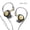 Black With MIC, variant on KZ EDX Pro Hi-Fi Bass In-Ear Monitors, Wired 3.5mm Dynamic Noise Isolating Sport Earbuds