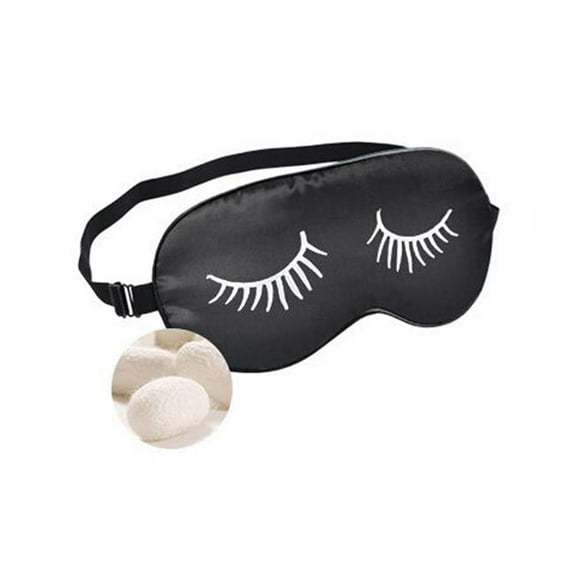 Classic Silk Cute Eyeshade Sleep Eye Mask - Long Eyelashes