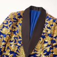 thumbnail image 4 of JHLZHS Homecoming Suits for Men Green Mens Velvet Sequined Suit Mens Performance Clothing Photo Studio Photo Clothing Mens Suits Regular Fit 2 Piece Men Suit Jacket Regular Fit, 4 of 5
