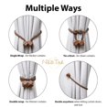thumbnail image 4 of Minzimin Magnetic Curtain Tiebacks, Curtain Ties, No-Drill Holdbacks, 4 of 9