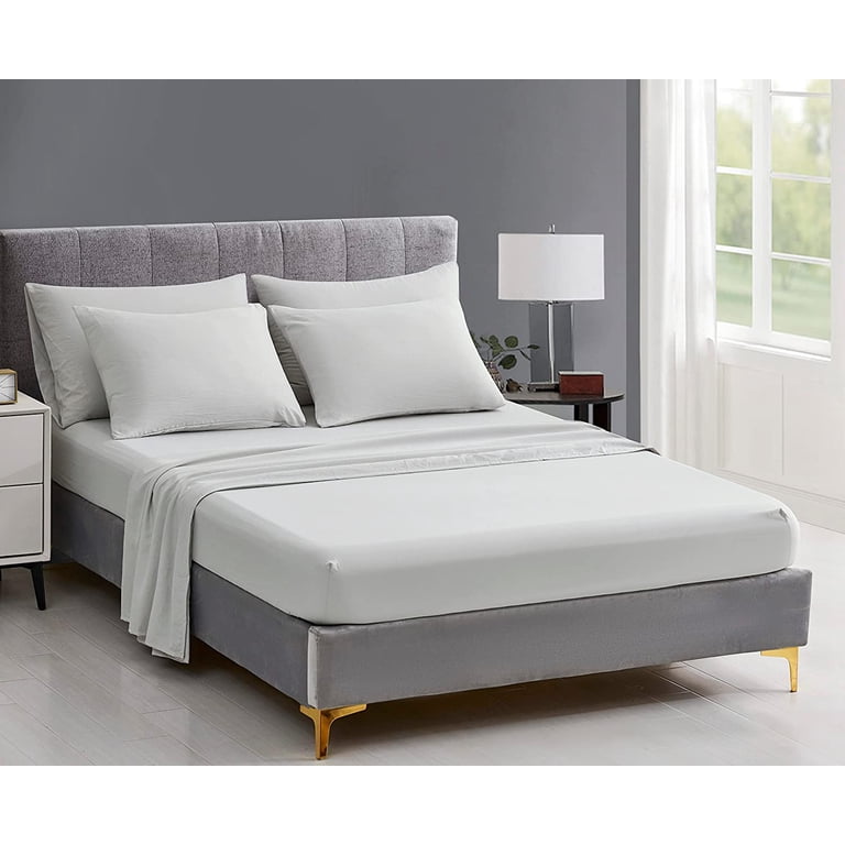 Chezmoi Collection Jasper Set Letto King Size 7 Pezzi | Biancheria Microfibra Con Motivo Triangoli - 3