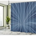 thumbnail image 4 of Ambesonne Abstract Art Shower Curtain, Concentric Stripes Art, 69"Wx84"L, Petrol Blue, 4 of 4