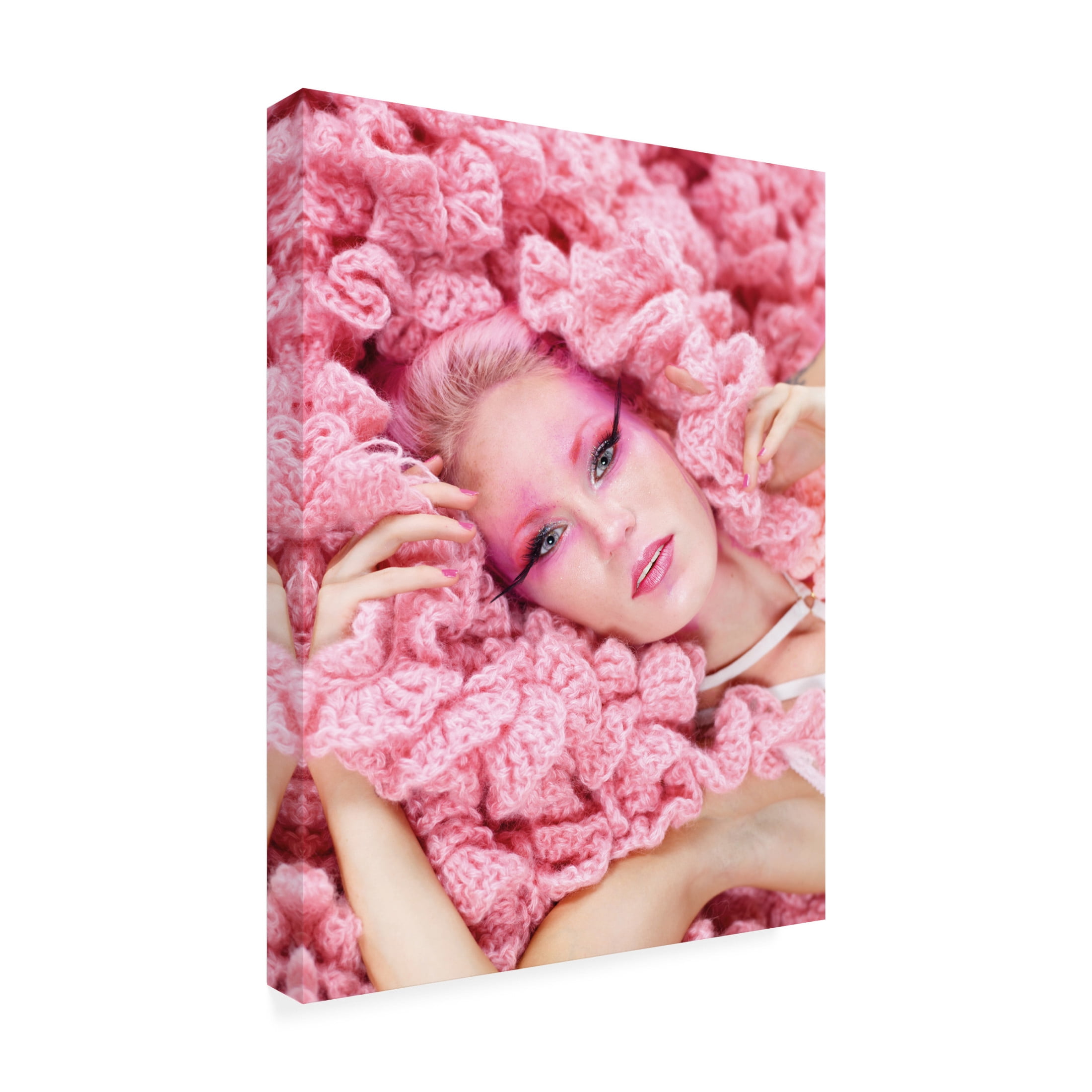 Trademark Fine Art Michael Allmaier pink lady Canvas Wall Art