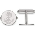 thumbnail image 1 of Sterling Silver Rh-Plated Logoart Navy Cuff Link (15 X 15) Made In United States ss025usn, 1 of 5