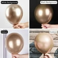 thumbnail image 2 of 50 pcs Champagne Gold Metallic Balloons, 12 Inch, Non-Toxic, Event Planners, Party Hosts, Birthday, Wedding Decorations, 2 of 14