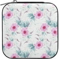 thumbnail image 2 of Peony Wildflowers Travel Jewelry Box Small Portable Jewelry Case for Ring Earring Necklace Jewellery Organizer Storage for Women Girls Women Gifts, 2 of 7