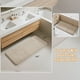 thumbnail image 2 of Alfombra de baño Yimobra, larga, 44 x 24 cm, espuma viscoelástica supersuave, color beige, 2 of 7