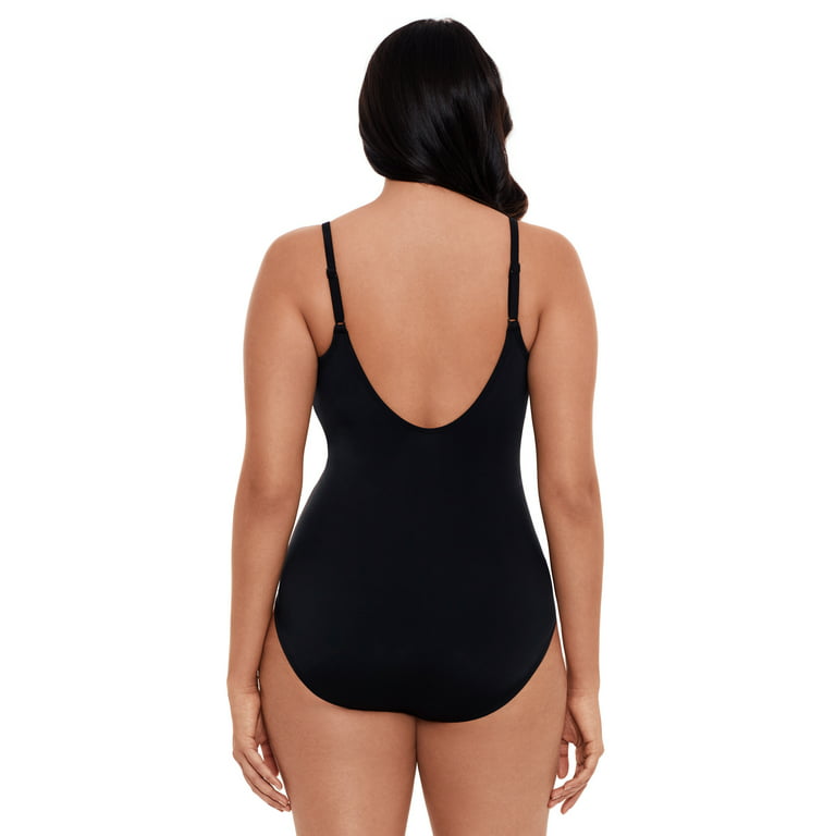 Embrace Your Curves™ By Miracle Brands® Women's and Women's Plus Makenna  One Piece Swimsuit 
