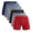 Grey Pack, variant on George Men's Cotton Blend Stretch Boxer Briefs, 6-Pack, Sizes S-2XL