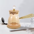 thumbnail image 4 of Miangastore 2pcs Glass Turkish Coffee Pot Coffee Maker With Side Handle Glass Teapot Small Milk Kettle Butter Melting Pot For Home Kitchen 350ml, 4 of 8