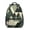 Green and Beige, variant on Orange Modern Art Geometric Backpack for School,Cute School Bag,Schoolbag with Adjustable Shoulder Straps & Padded Back,15.3"x11"x6.7"