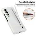 thumbnail image 2 of for Samsung Galaxy Z Fold 3 5G Case with Magnetic Hinge Protection, Kickstand & Pen Slot & Stylus & Tempered Glass Screen Protector Slim Shockproof Protective Case for Z Fold 3, White, 2 of 7