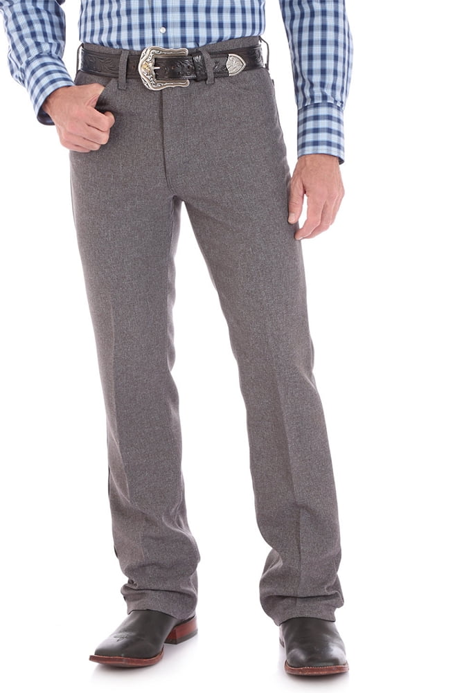 Wrangler Men's Wrancher Cowboy Twill Dress Jean with Stretch