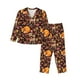 thumbnail image 1 of Balery Woodland Creatures Floral Conjunto de Pijama con Estampado para Mujer, Conjunto de Dos Piezas con Manga Larga, Ropa de Dormir Suave con Bolsillos, Pijamas Cómodos-X-Large, 1 of 7