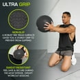 thumbnail image 2 of ProsourceFit Tread Slam Medicine Balls w/ Ultra Grip for Weighted Workouts, 50 lb, 2 of 6