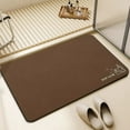 thumbnail image 2 of XWSHYW Alfombras de Baño Alfombrilla de Baño de Barro Diatomeas Que Absorbe El Agua y Seca Rápidamente Alfombrilla de Baño para Inodoro Alfombrilla Antideslizante de Larga Duración para Puerta de Cas, 2 of 7