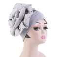 thumbnail image 2 of Flower Turban Head Wrap Vintage Headwrap Hats Elastic Beanie Head Scarf for Women, 2 of 5