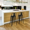 thumbnail image 6 of Modern Dining chairs, Black Dining Room Chairs, Industrial Bar Stools for Kitchen Dining Room., 6 of 6
