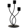 thumbnail image 2 of Vintage Metal Candle Holders,8.67 Inch Black 2-Arm Candlestick Holder Taper Candle Stand for Wedding Table Centerpiece Decor,Christmas Thanksgiving Party Ornament,1 Pack, 2 of 6