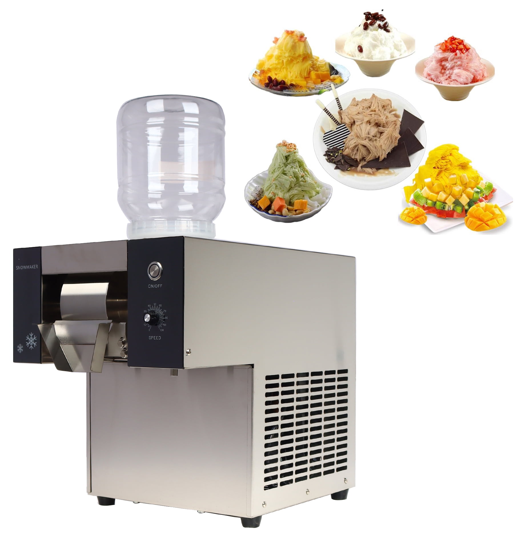 Air Cool Snowfake Ice Machine Snow Cone Machine Crushed Snow Cone Shaver