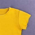 thumbnail image 5 of Toddler Comfy Tops Toddler Kids Baby Boys Girls Solid Short Sleeve Crewneck T Shirts Tops Tee Clothes For Children, 5 of 8