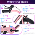 thumbnail image 5 of ICEELF 16 Inch Light Up Kids Bike with Rainbow Frame & Wheel Lights, Toddler Bicycle with Training Wheels for Boys Girls Ages 4-7, 5 of 9