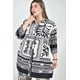 thumbnail image 4 of Set de estampado geometrico Roman Fashion /Tallas Extras, 811 (Negro) negro 38, 4 of 6