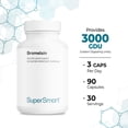 thumbnail image 6 of SuperSmart Bromelain Supplement 1500mg/3000 GDU per Day (Proteolytic Enzymes) - Pineapple Extract | Non-GMO & Gluten Free - 90 DR Capsules (Delayed Release), 6 of 9
