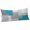 Blue, variant on Red Grey Pillow Covers 12"x20", Abstract Geometric Color Block Oil Painting Soft Brushed Microfiber Breathable Throw Pillow Covers, Decorative Pillowcase with Zipper for Couch Sofa Bedroom