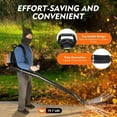 thumbnail image 5 of YNCE 63CC Gas Backpack Leaf Blower 2 Cycle Enginee 665 CFM 205 MPH , 3 HP ,Ergonomic Harness System,Low Vibration and Cruise Control Powerful Gas Blowers for Lawn Yard Care-Gifts for Dad (Orange), 5 of 10