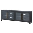 thumbnail image 3 of Evelyn&Zoe Quincy Rectangular TV Stand for TV's up to 75", Charcoal Gray, 3 of 10