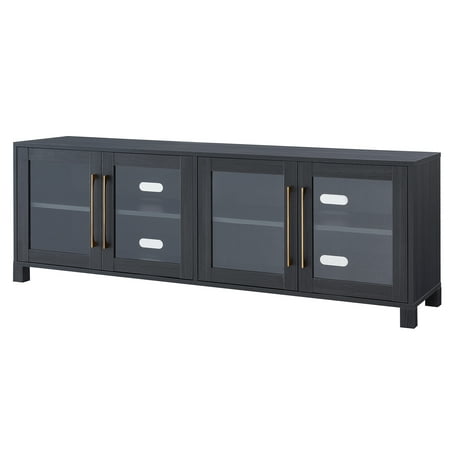 Camden&Wells - Quincy TV Stand for TVs up to 75" - Charcoal Gray