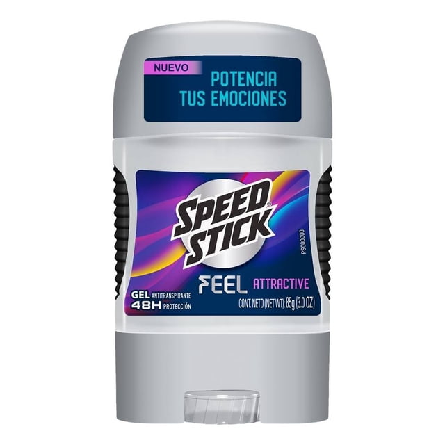 Antitranspirante Speed Stick feel attractive en gel para caballero 85 g