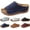 Blue, variant on Orthopedic Sandals for Women, 2026 Summer Comfortable Orthotic PU Leather Wedges Slides Dressy Arch Support Slip On Platform Slippers Summer Beach Shoes Sandals
