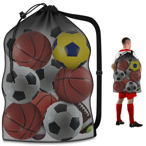 Bolsa de malla resistente para pelotas deportivas Hoiny 102 x 76 cm