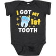 thumbnail image 3 of Inktastic I Got My 1st Tooth with Cute Tooth Baby Boys or Girls Baby Bodysuit, 3 of 5