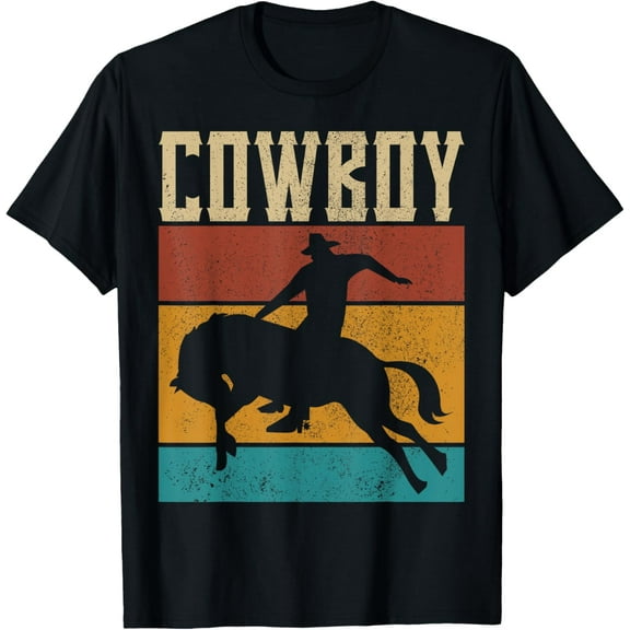 Western Outfits Nashville Men Boys Kids Country Rodeo Cowboy T-Shirt