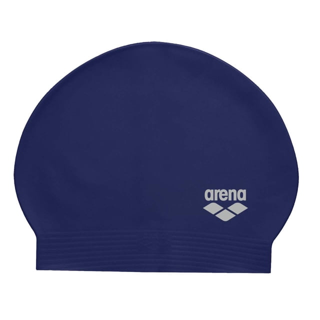 Gorro de natación Arena Soft Latex para entrenamiento y fitness, color azul marino