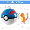 thumbnail image 2 of Pokébola, muñeco de Pokébola, muñeco de acción para lanzar, juguete de muñeco de acción para niños con juego de pelota, lanzamiento de pelota, 2 of 5