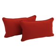 thumbnail image 1 of Blazing Needles 20 x 12 in. Twill Back Support Pillows with Cording - Set of 2, 1 of 2